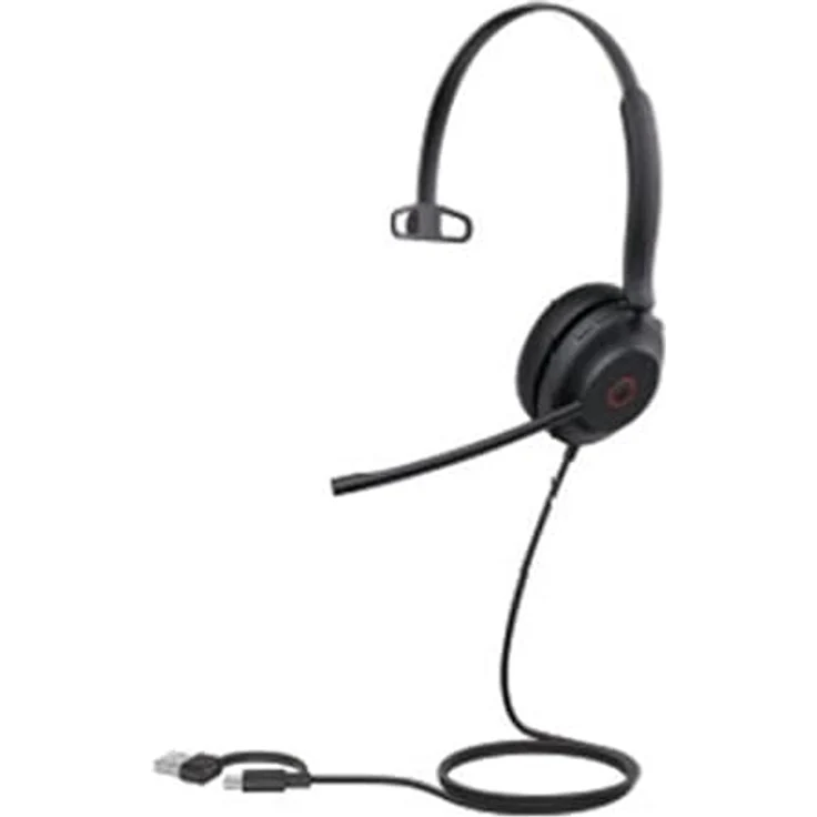 Yealink Headset UH35 Mono Teams USB-C/A, Erstklassige Audioqualität, Duales Mikrofon, Microsoft Teams zertifiziert – Bild 1