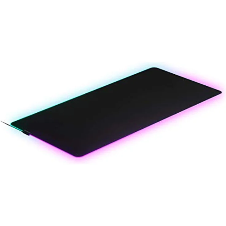 SteelSeries QcK 3XL Prism RGB - Gaming-Oberfläche - Optimiert für Kapillarproben - 2 Zonen RGB-Beleuchtung – Schwarz - (1220mm x 590mm x 3mm) – Bild 1