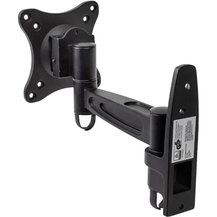 InLine Wandhalterung für TFT-Monitore, einteiliger Arm, schwarz – Bild 2