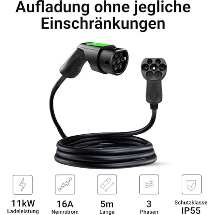 Green Cell EV11 eMobility Ladekabel 5.00m – Bild 3