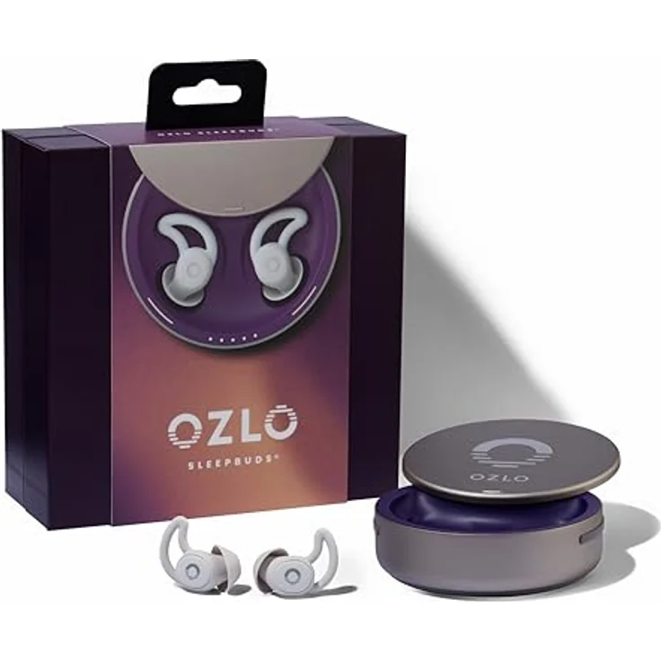 Ozlo Sleepbuds, Schlafkopfhörer für Seitenschläfer mit 10 Stunden Bluetooth-Streaming, Geräuschunterdrückung und wissenschaftlich fundierten Schlafgeräuschen – Bild 1