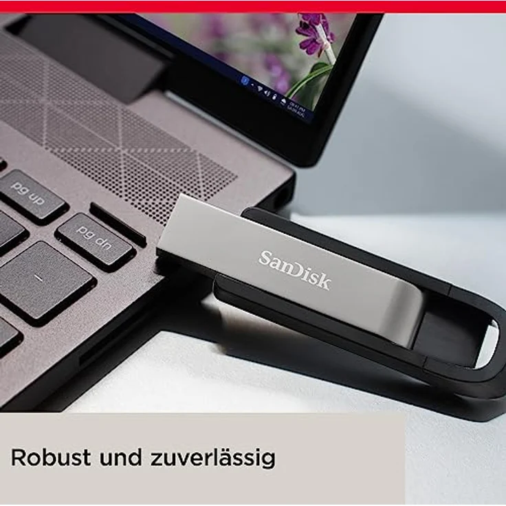 SANDISK 128GB Extreme Go (USB 3.2) 395MB-s (SDCZ810-128G-G46) – Bild 5