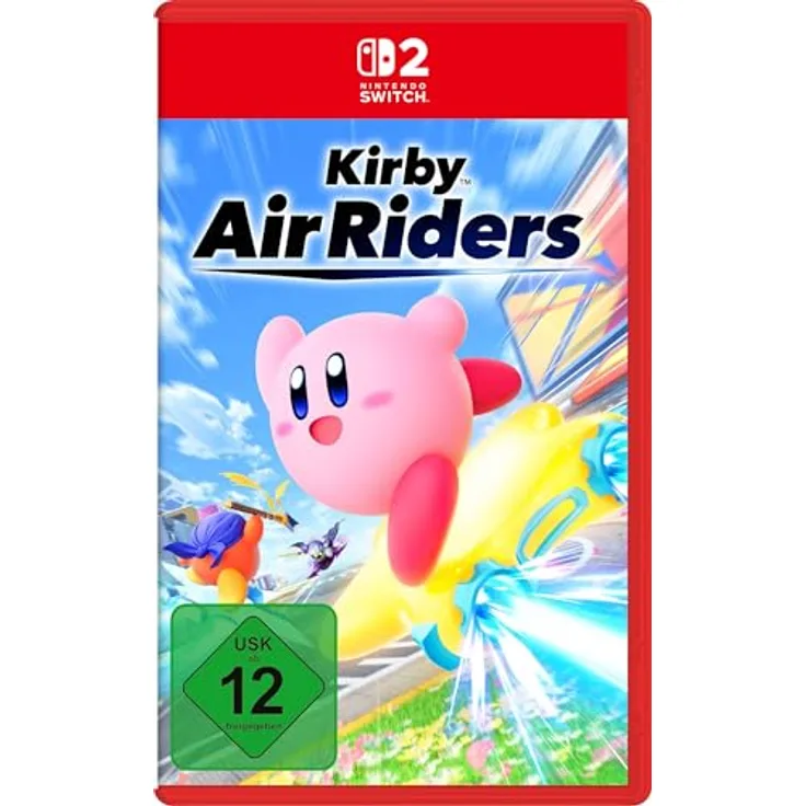 Nintendo Kirby Air Riders, Fahrzeug-Action-Spiel für Nintendo Switch 2 mit 16-Spieler Online-Multiplayer und abwechslungsreichen Maschinen