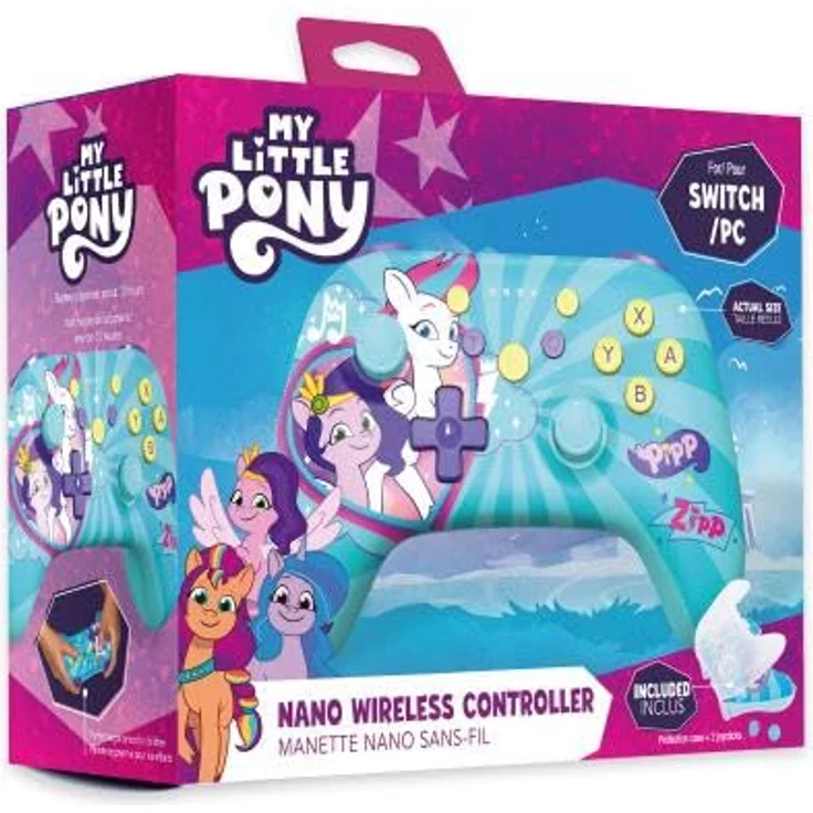 FREAKS & GEEKS 299356 MY LITTLE PONY Controller, Türkis, Wireless Nano Gamepad für Nintendo Switch und PC – Bild 2