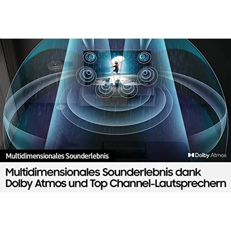 Samsung GQ75Q80BAT 189 cm (75 Zoll) QLED Smart TV (Ultra HD, HDR, Edge LED) Twin-HD-Triple-Tuner (Sat, Antenne, Kabel) Modelljahr 2022 Energieklasse G (DE-Modell) – Bild 9
