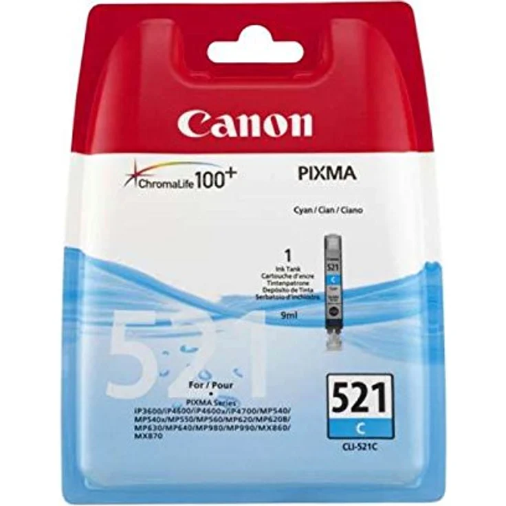Canon CLI-521 C Original Tintenpatrone, 9ml cyan – Bild 2