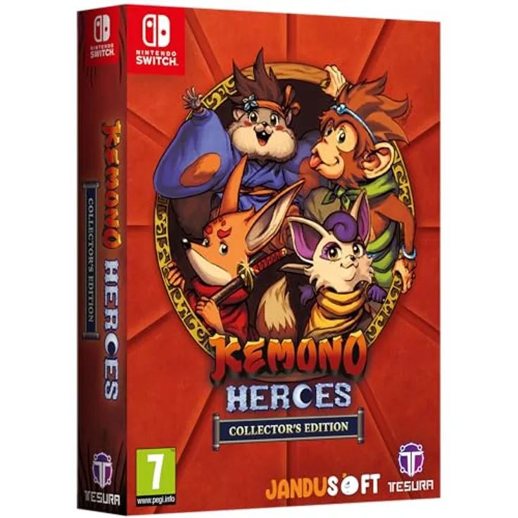 Tesura Games Kemono Heroes Collector's Edition (Nintendo Switch) (16 bit graphics, local cooperative play, unlockable weapons)