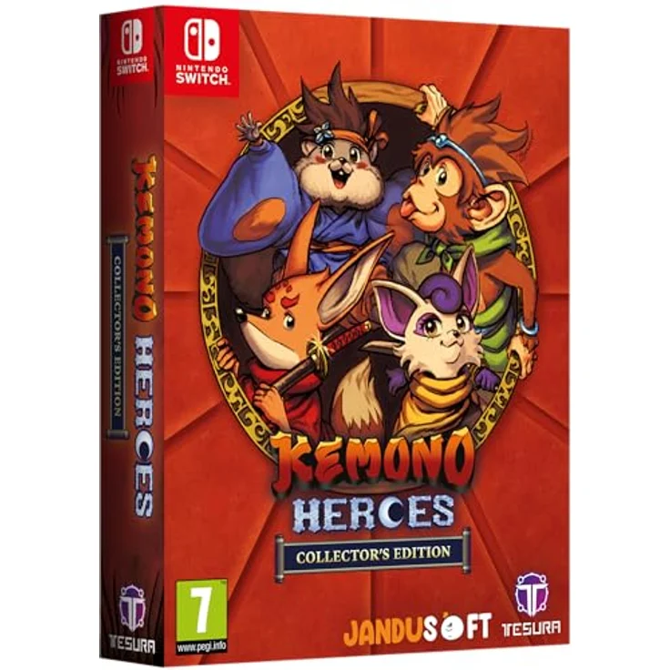 Tesura Games Kemono Heroes Collector's Edition (Nintendo Switch) (16 bit graphics, local cooperative play, unlockable weapons) – Bild 1