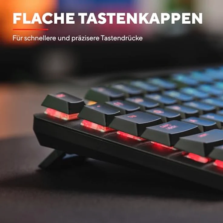 Trust GXT866 TORIX MECHANICAL (DE, Kabelgebunden), Tastatur, Schwarz, KEYBOARD DE – Bild 8