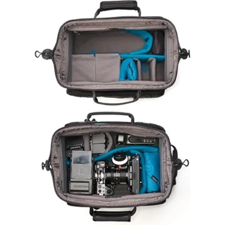 Tenba Cineluxe V2 Family, Schwarz, v2 Backpack 21, Kameratasche für professionelle Camcorder und Cinema-Kameras bis 46 cm, mit schneller Öffnung und Bluetooth-Tracker-Fach – Bild 3