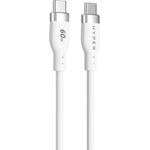 Targus HyperJuice USB-C-Kabel, 1,5 m, 60 W, verwicklungsfreies Silikondesign, weiß