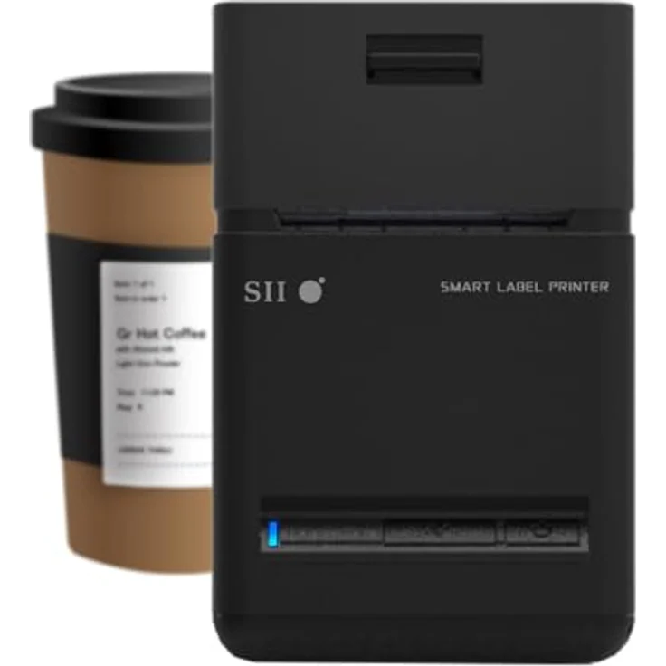 Seiko Instruments SLP721RT-BK2F11-05, Farblaser Etiketten-/Labeldrucker mit Bluetooth und 203 dpi – Bild 2