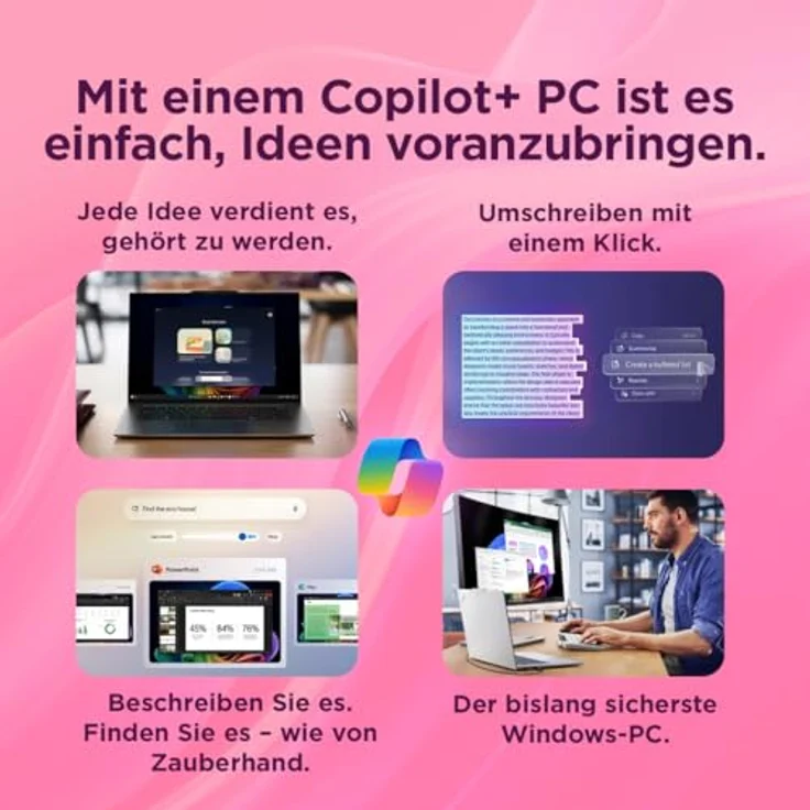 Lenovo IdeaPad 5 2-in-1 14Q8Y11, Copilot+ PC mit 14" OLED Touchscreen, Qualcomm Snapdragon X2 Plus, 16 GB RAM, 512 GB SSD, Luna Gray, Deutsch – Bild 11