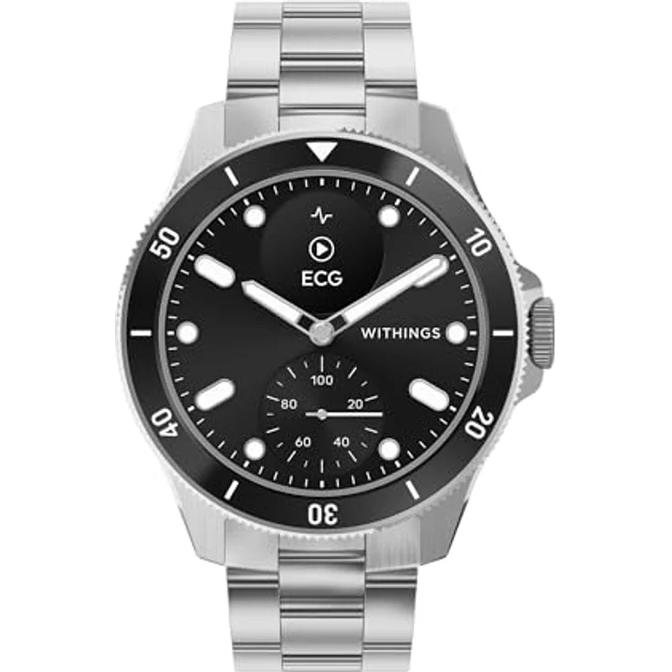 Withings ScanWatch Nova Smartwatch, EKG, Temperaturverfolgung, 10 ATM, Saphierglas – Bild 3