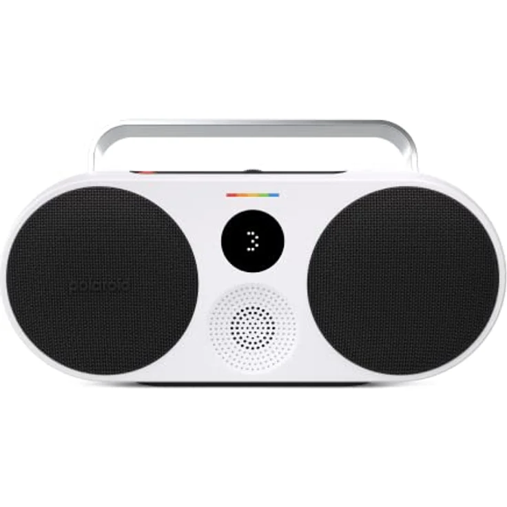 Polaroid P3 Music Player (Black) - Retro-Futuristic Boombox Wireless Bluetooth Speaker Rechargeable with Dual Stereo Pairing – Bild 1