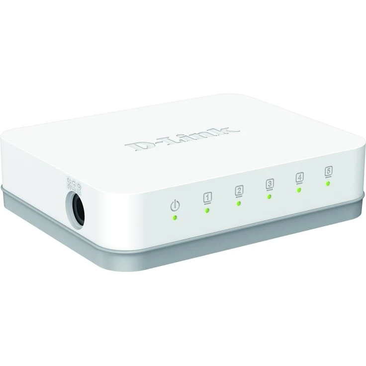 D-Link GO-SW-5G 5-Port Gigabit Easy Desktop Switch (10-100-1000 Mbit-s, automatische MDI-MDIX-Erkennung) weiß – Bild 3