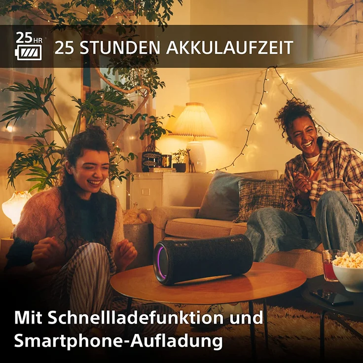 Sony SRS-XG300, Bluetooth-Lautsprecher, wasserfest, IPX67, Schwarz  – Bild 3