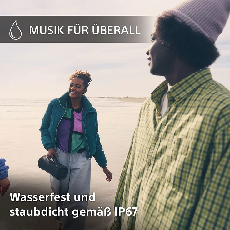 Sony SRS-XG300, Bluetooth-Lautsprecher, wasserfest, IPX67, Schwarz  – Bild 4