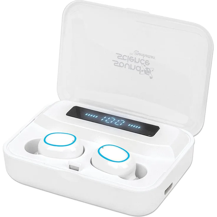 Manhattan Sound Science True Wireless In-Ear-Kopfhörer (Bluetooth), weiß