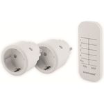 Smartwares Funksteckdosen-Set SH4-99574, weiß