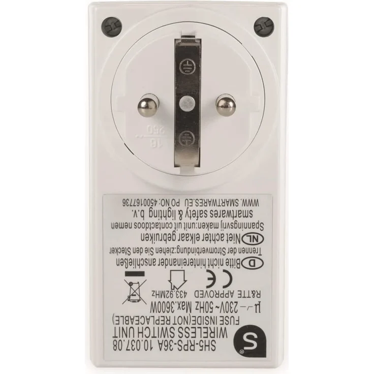 Smartwares SmartHome Funk-Steckdose innen, fernbedienbarer Zwischenstecker für Lampen, 230 V, weiß (SH4-90261) – Bild 5