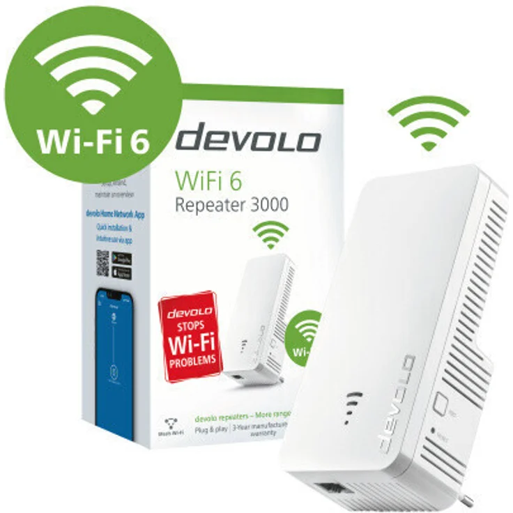 Devolo WiFi 6 Repeater 3000 (bis zu 3.000 Mbit/s, 1x GB LAN, Mesh Access Point) – Bild 6