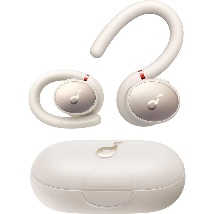 Anker Soundcore Sport X10 In-Ear-Kopfhörer (Hybrid ANC, Transparenzmodus, Schnellladefunktion), weiß