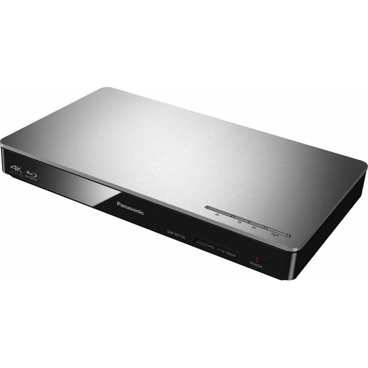 Panasonic DMP-BDT185EG 3D Blu-ray Player (4K Upscaling, DLNA, VoD, HDMI-Steuerung, USB, MKV-Playback) silber – Bild 4