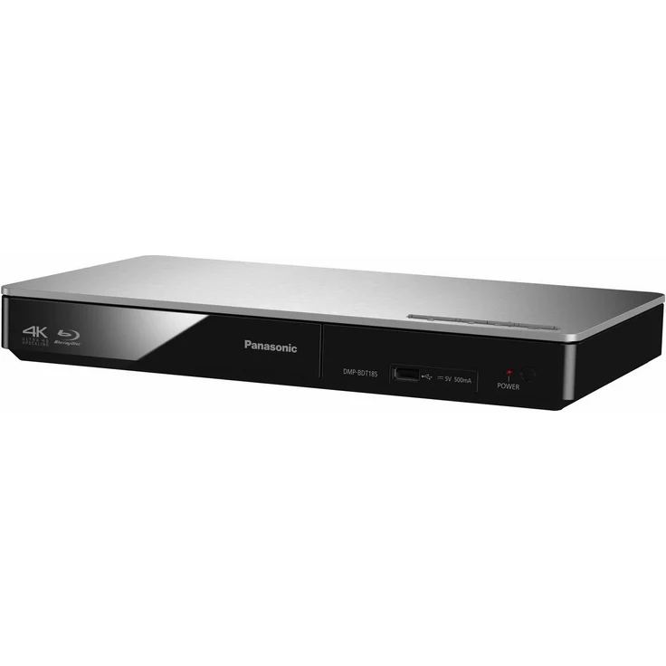 Panasonic DMP-BDT185EG 3D Blu-ray Player (4K Upscaling, DLNA, VoD, HDMI-Steuerung, USB, MKV-Playback) silber – Bild 2