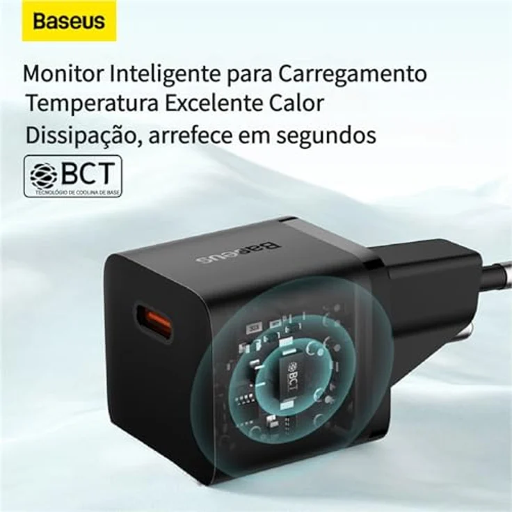 Baseus Gan5 Schnellladegerät 20W, Schwarz, kompakt und leistungsstark für optimales Schnellladen – Bild 7