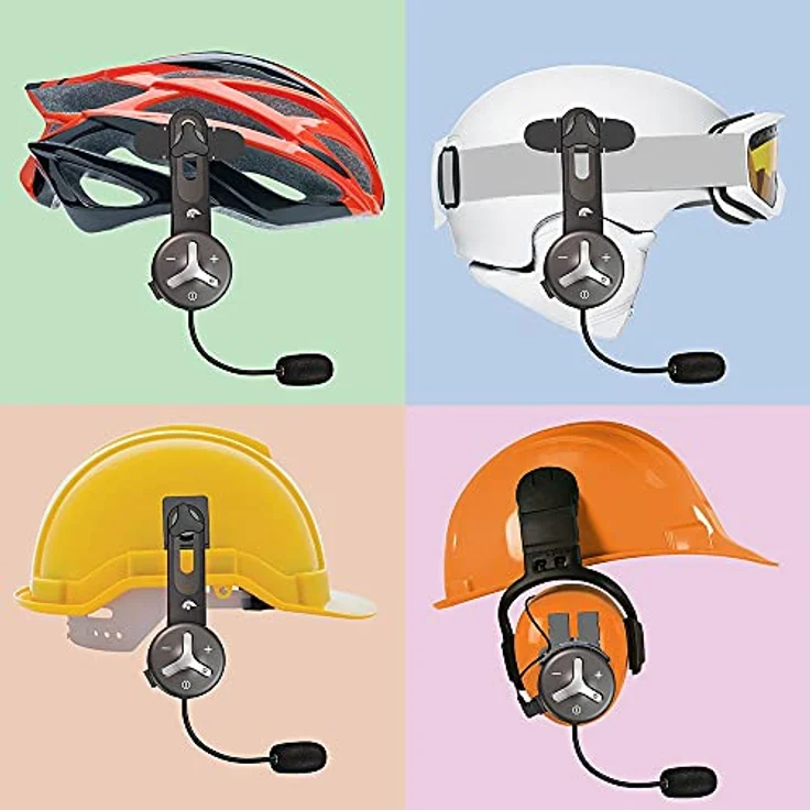 BuddyChat Buddy Chat Trio Bluetooth-Kopfhörer (bis zu 1000m Reichweite, Gegensprechanlage für bis zu 3 Teilnehmer) – Bild 4