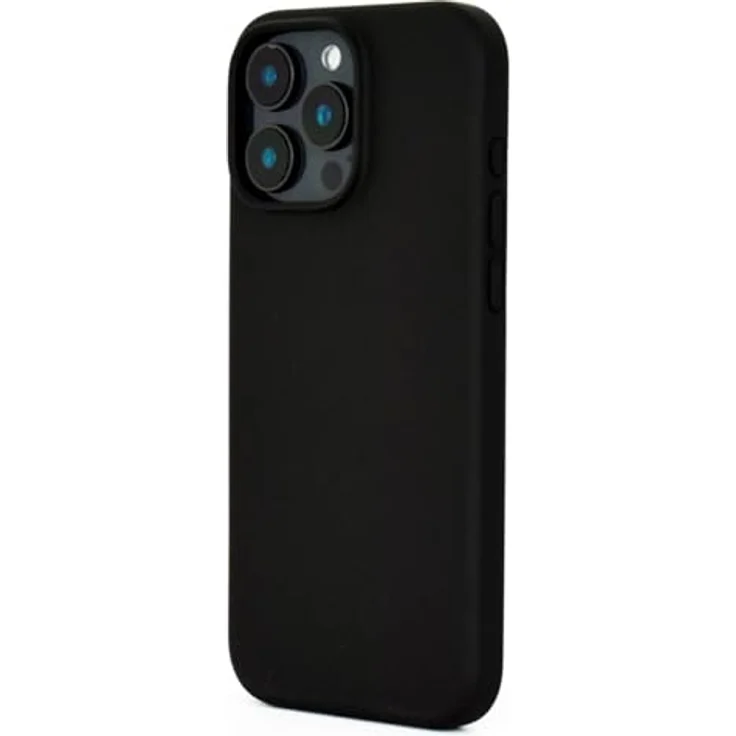 JT Berlin Steglitz Silikon-Case kompatibel mit Apple iPhone 16 Pro Max Hülle (Wireless Charging / magnetisches Aufladen kompatibel, Microfaser Innenfutter) schwarz – Bild 1