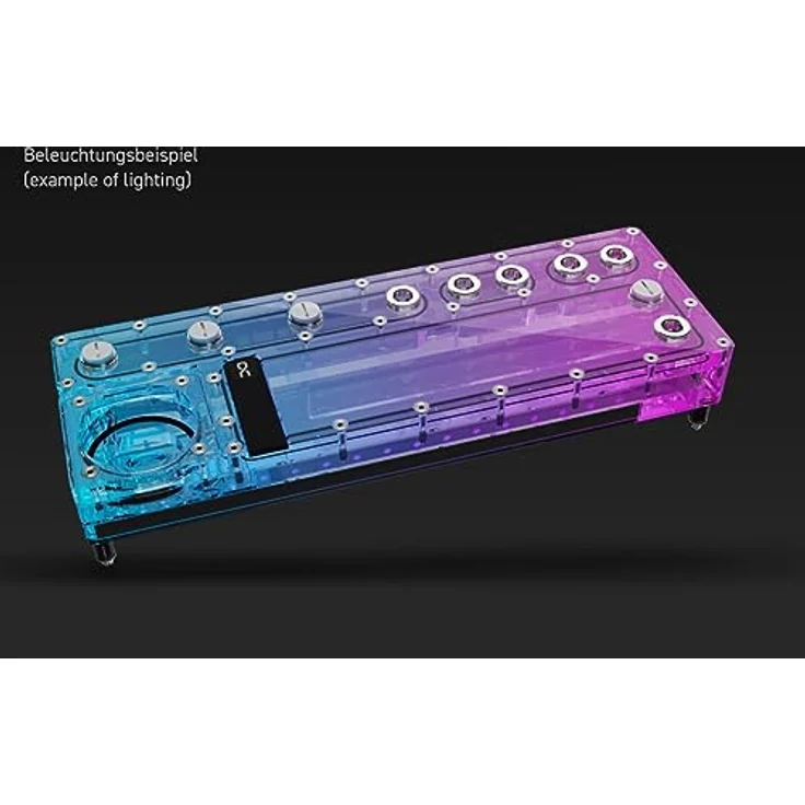 Alphacool Kerndistroplatte 360 mm Glieder VPP/D5 - Acryl - Preisvergleich – Bild 3