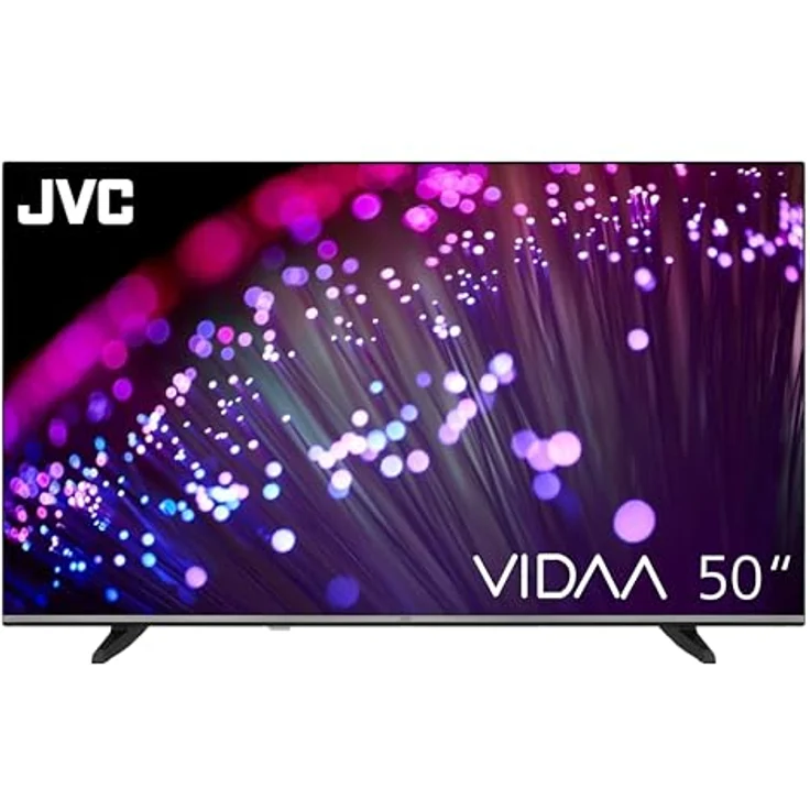 JVC Fernseher 50 Zoll Smart TV VIDAA LT-50VD3555 4K Fernseher UHD, HDR TV mit Dolby Vision und Triple-Tuner in schwarz – Bild 2