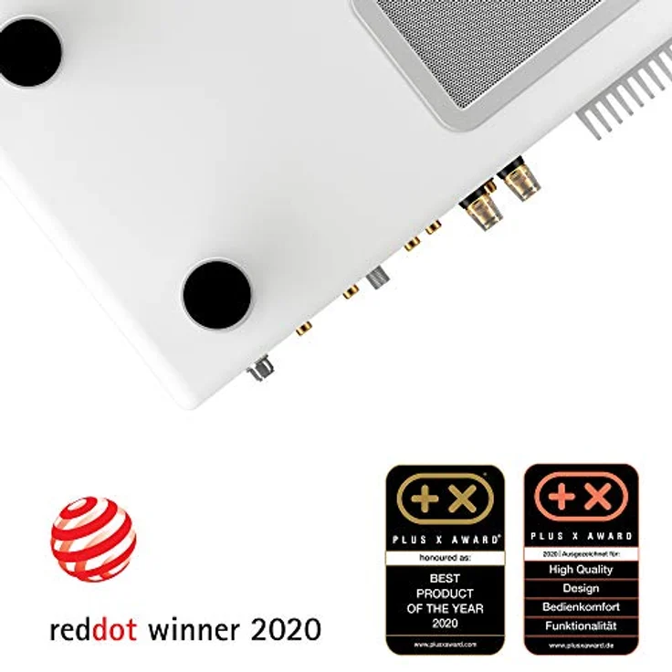 sonoro Maestro HiFi Receiver mit Class D Verstärker, CD Player & Internetradio (Bluetooth, UKW, DAB Plus, Spotify, Tidal, Amazon, Deezer) Matt Weiß – Bild 4