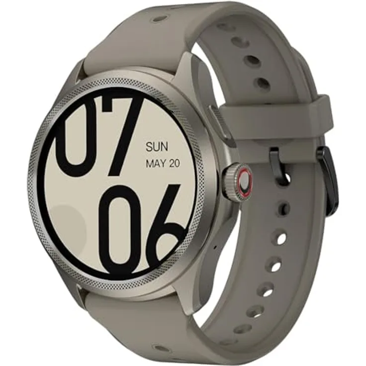 Ticwatch Digitale Herrenuhr Quarz mit Edelstahlarmband 69614, bunt
