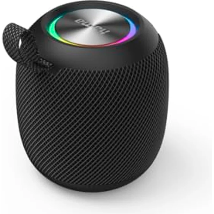Hama Bluetooth Lautsprecher Bomb 3.0, 16W (wasserdicht IPX7, LED Beleuchtung, True Wireless Stereo, 10 Stunden Musik, schwarz) – Bild 2