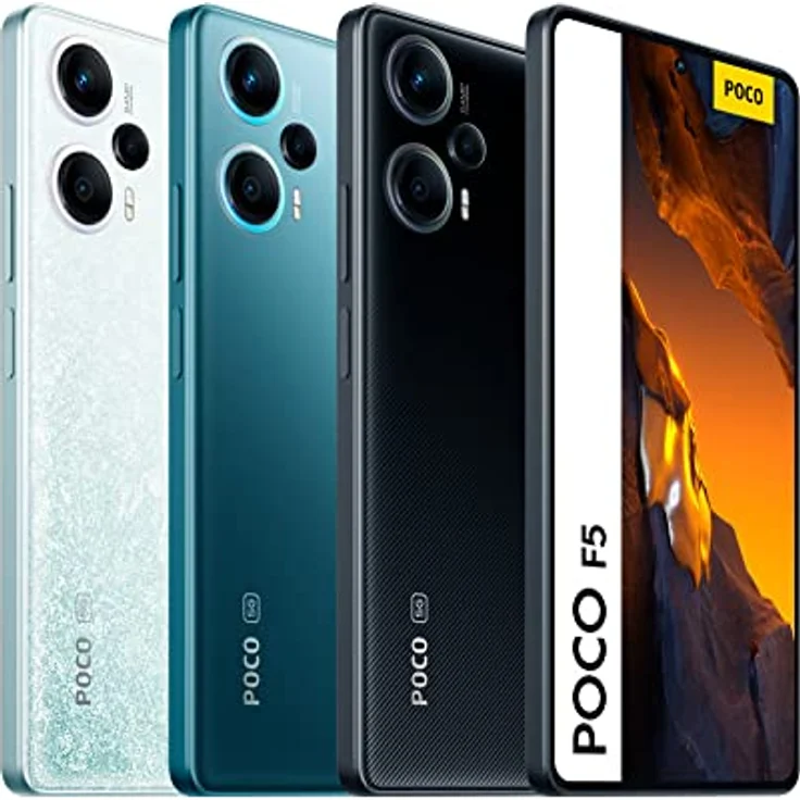Xiaomi POCO F5 Smartphone+Kopfhörer, 12+256GB Handy ohne Vertrag, 120Hz 6,67'' AMOLED DotDisplay, 64MP OIS Dreifach-Kamera, 5.000 mAh, 67W TurboCharge, Dual-SIM, Black (DE Version) – Bild 4