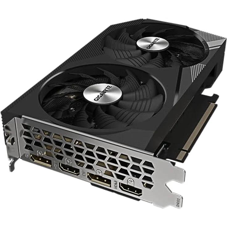 Gigabyte NVIDIA GeForce RTX 3060 WINDFORCE OC V2 Graphics Card - 12GB GDDR6, 192-bit, PCI-E 4.0, 1792MHz Core Clock, 2x DP 1.4, 2 x HDMI 2.1, NVIDIA Ampere - GV-N3060WF2OC-12GD – Bild 3