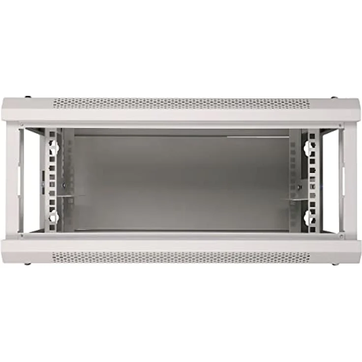 Extralink EX.8536 Rack 4U, Wandmontierter Serverschrank mit gehärteter Glasscheibe und Platz für Lüfter, grau – Bild 2