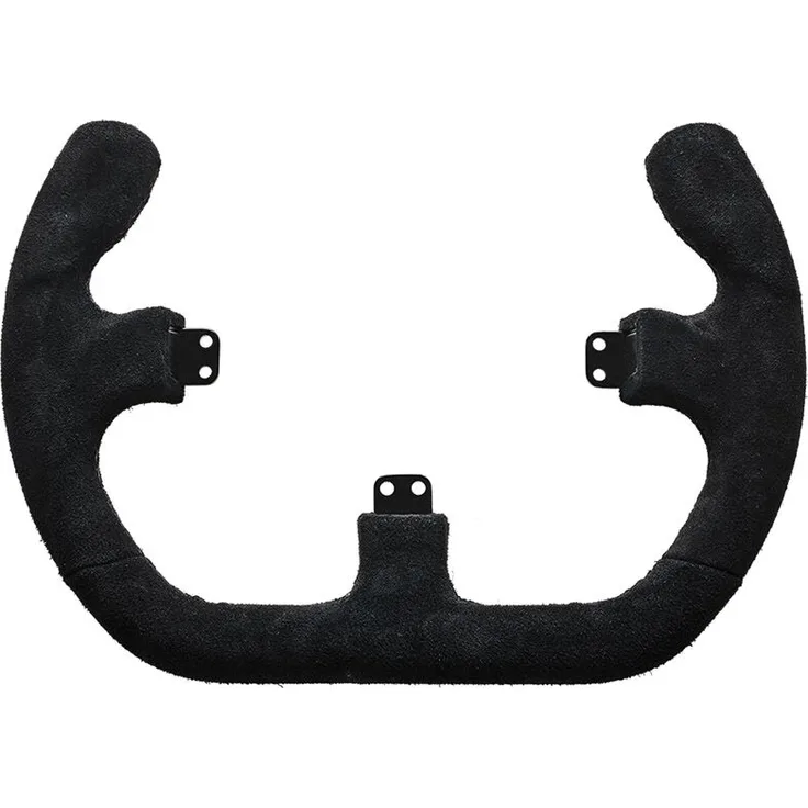 Asetek SimSports GT Rim - Open D, Wildleder, Racing-Lenkrad aus hochwertigem Aluminium, kompatibel mit La Prima und Forte Button Box