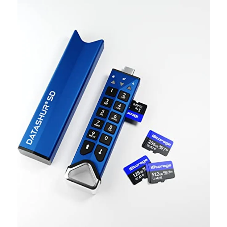 2 Pack iStorage datAshur SD Encrypted USB Flash Drive with Removable iStorage microSD Cards (Sold Separately), Password Protected, Secure Collaboration, FIPS Compliant – Bild 5