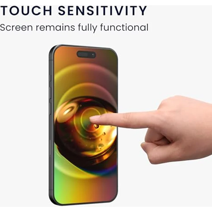 kalibri 2X Panzer Schutz Glas Folie für Apple iPhone 16 Pro - Transparente Glas Schutzfolie Set - Kratzfest - mit Installationshilfe – Bild 5