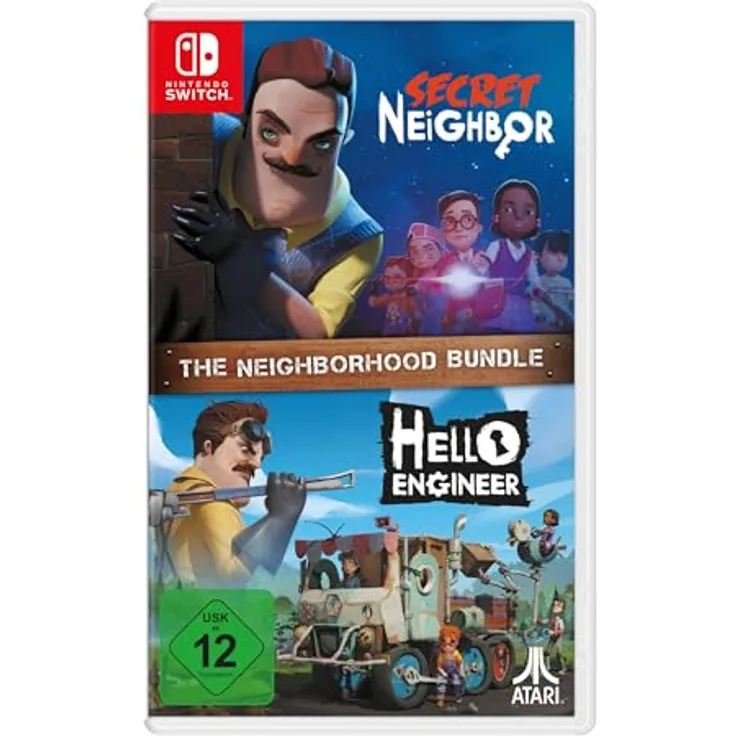 Atari Secret Neighbor + Hello Engineer - Switch, Nintendo Switch Games für kreative Köpfe und fähige Ingenieure