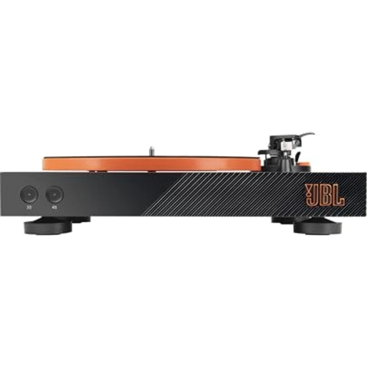 JBL Spinner BT – Hochwertiger Schallplattenspieler mit Bluetooth und aptXTM HD – Schwarz und Orange – Bild 2