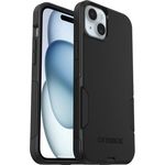 OtterBox Commuter Hülle für iPhone 15 Plus/iPhone 14 Plus, sturzsicher, schützende Hülle, 3X Schwarz, ohne Einzelhandelsverpackung