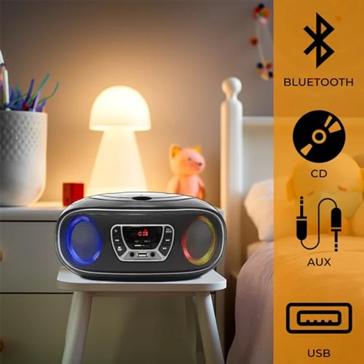 Denver TCL-212BT Radiorekorder (MP3) – Bild 5