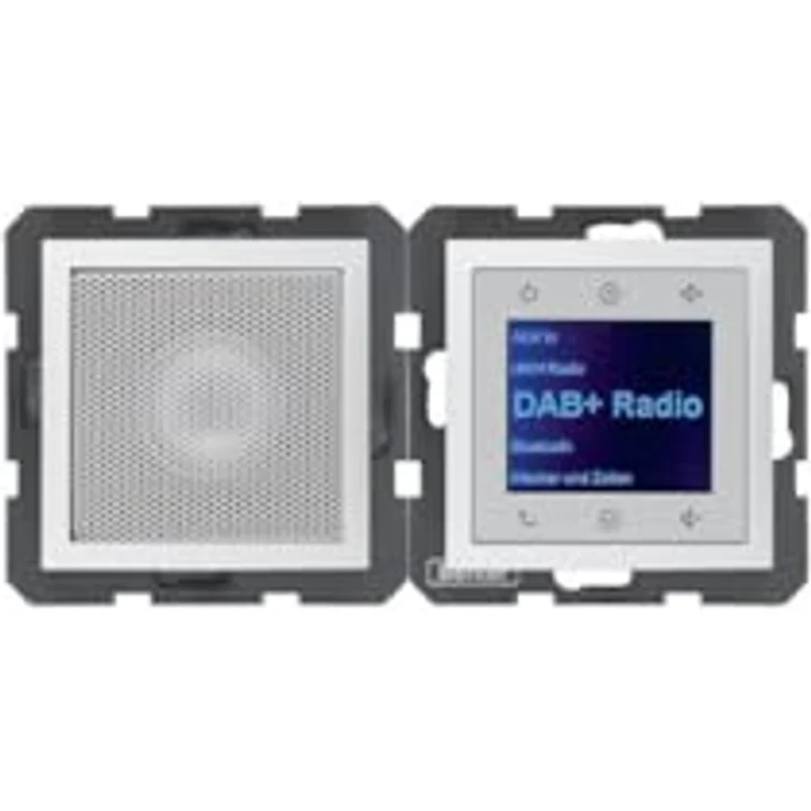 Berker Radio Touch mit LS DAB+ S.1/B.x pwm BERKER, Radio in Weiß – Bild 2