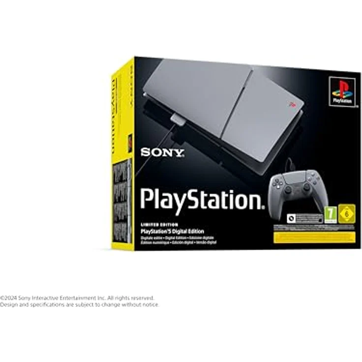 Sony Playstation 5 Digital Slim, 30th Anniversary Limited Edition, mit DualSense Wireless Controller 30th Anniversary in Farbe Schwarz – Bild 2