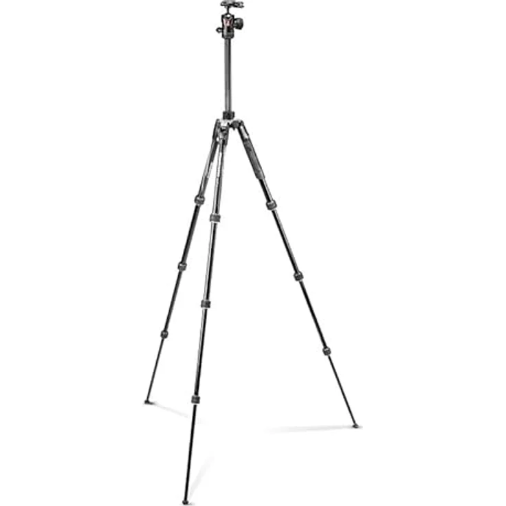 Manfrotto Befree Advanced Alu Reisestativ Twist (Drehverschluss) mit Kugelkopf, inkl.Tasche (für Canon, Nikon, Sony, DSLR, CSC, Spiegellose Kamera, schwarz, Traglast:8kg, Packmaß:40cm, Gewicht:1,49kg) – Bild 5